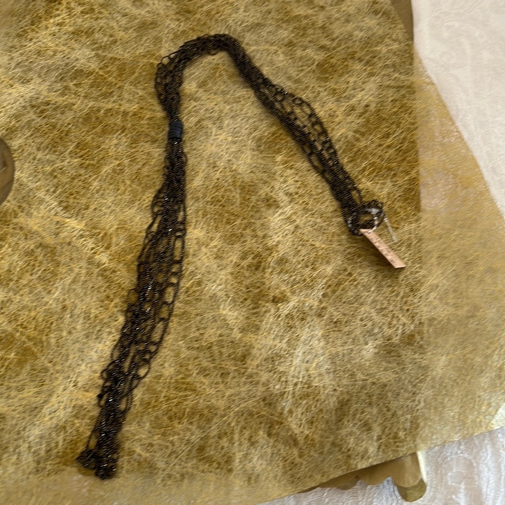 New with tags Jamierocks king black and gold necklace